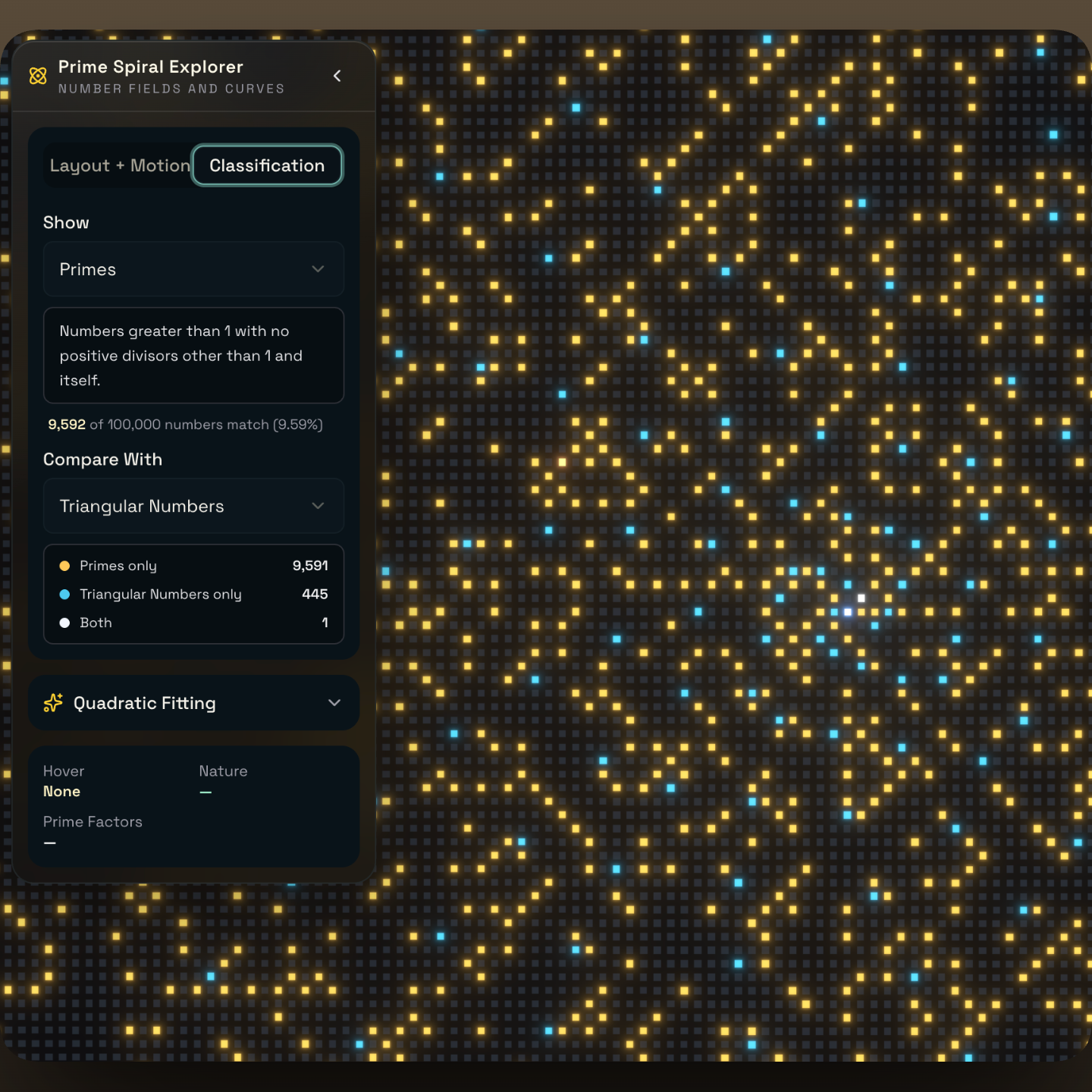 Prime Spiral Explorer
